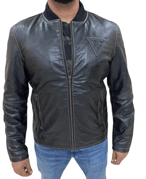 100% Top Grain Leather Jacket C14