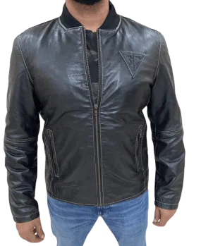 100% Top Grain Leather Jacket C14