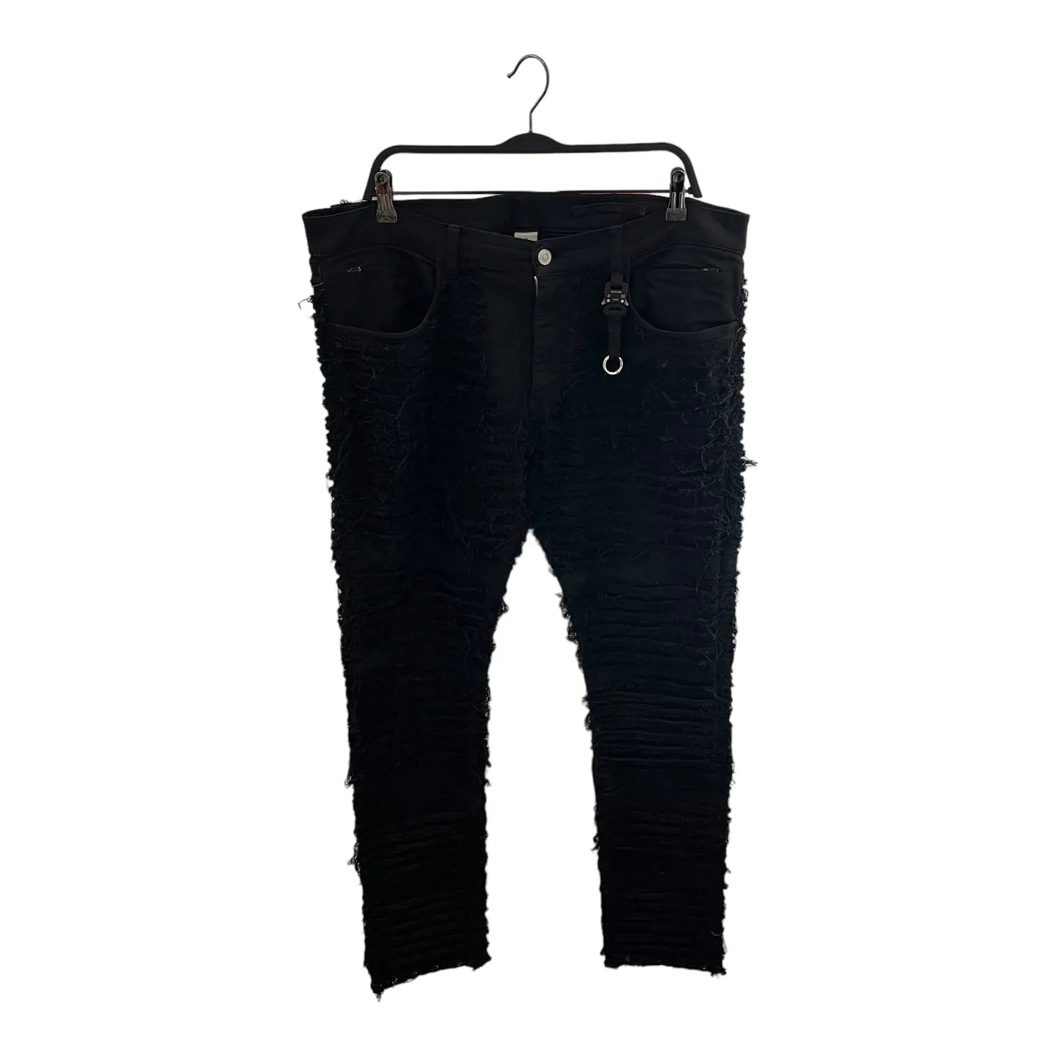 1017 ALYX 9SM(ALYX)/Skinny Pants/34/BLK/Blackmeans Shredded