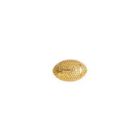 14k Skinny Football Charm (yellow)