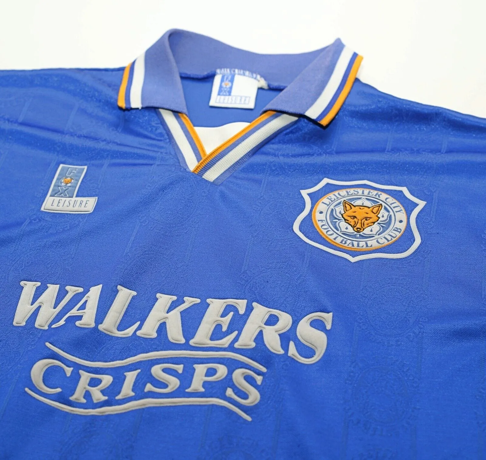 1994/96 LEICESTER CITY Vintage Fox Leisure Home Football Shirt (M)