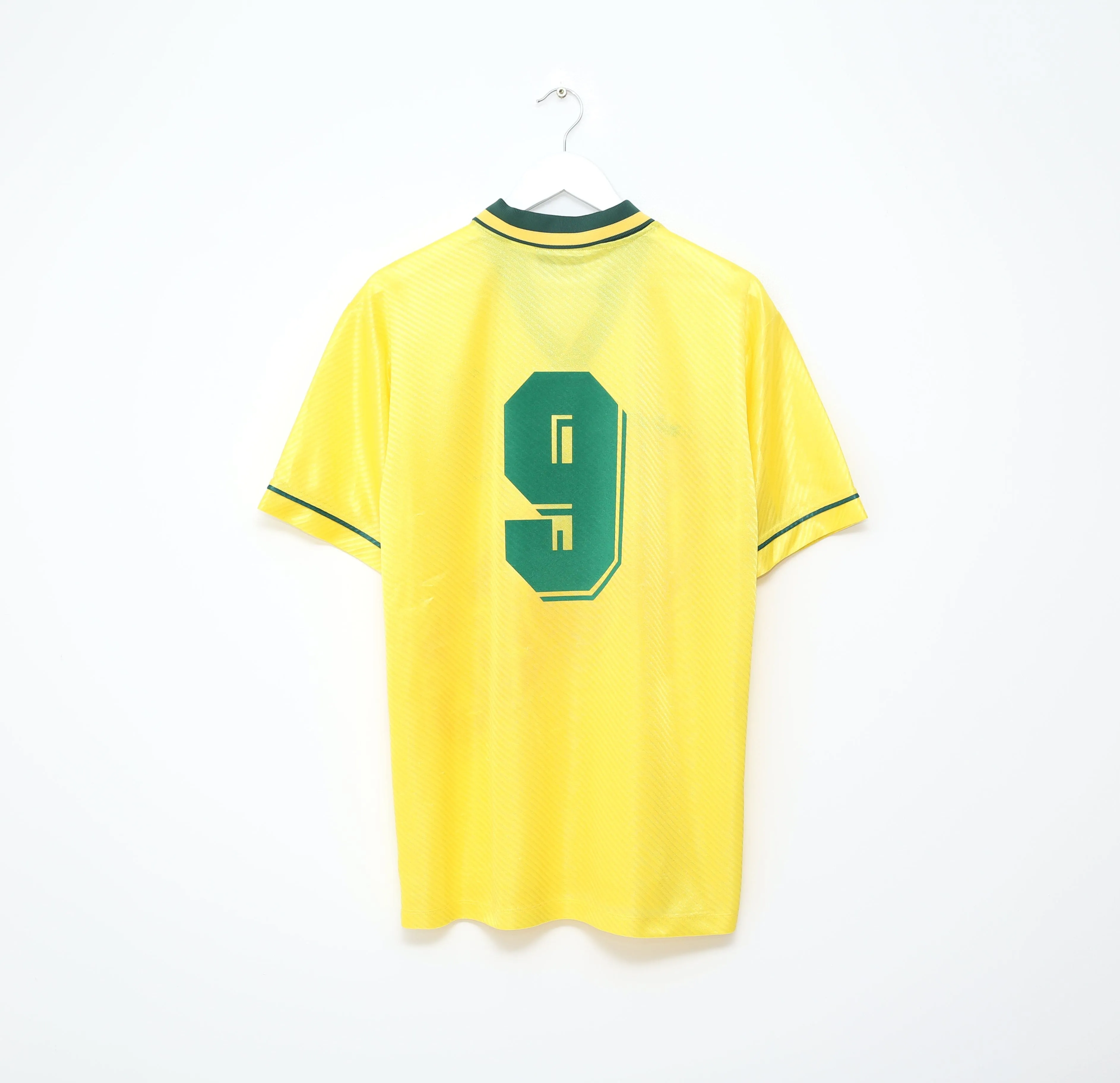 1994/97 RONALDO #9 Brazil Vintage Umbro Home Football Shirt Jersey (L) Umbro Cup