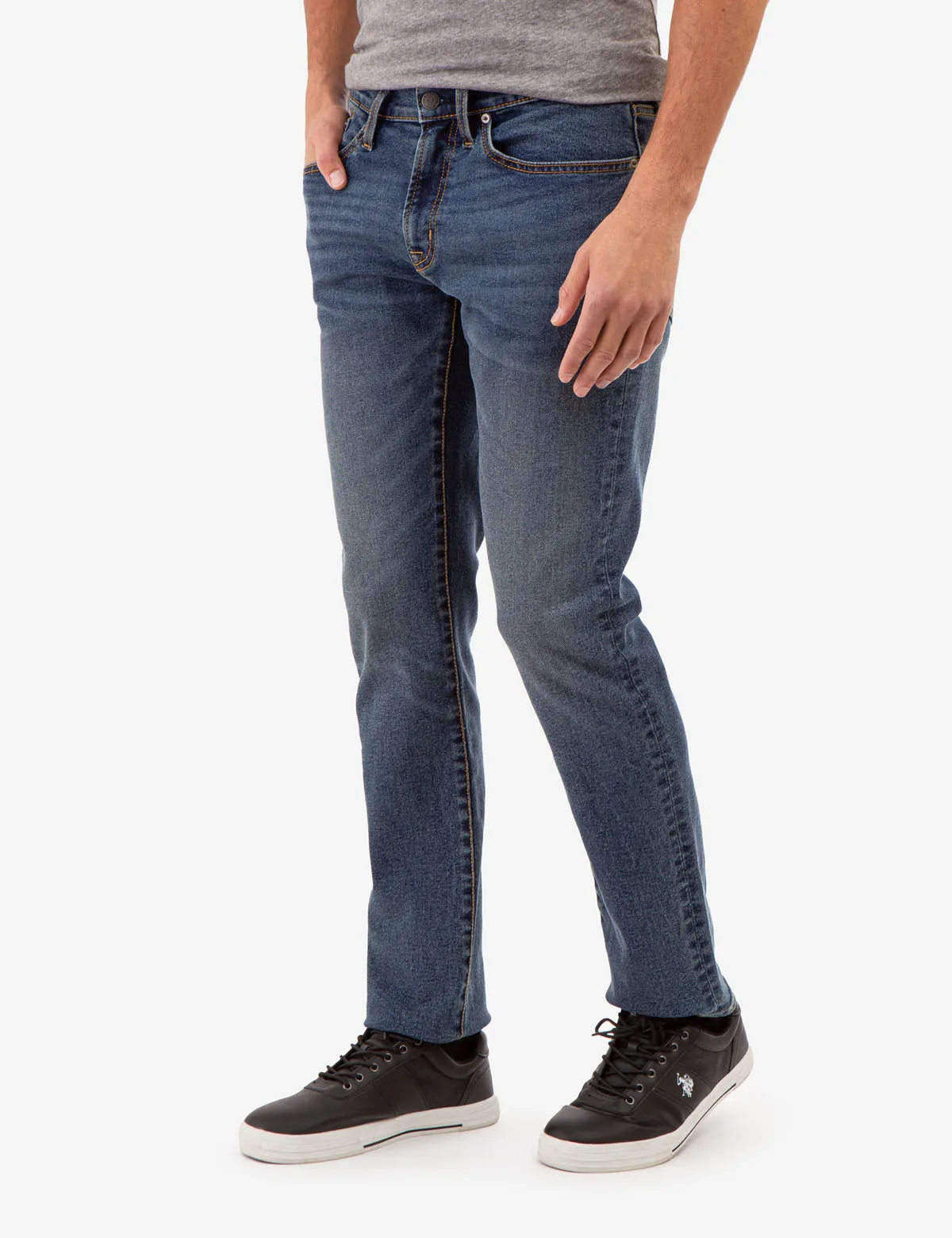 5 POCKET SLIM STRAIGHT FIT JEANS