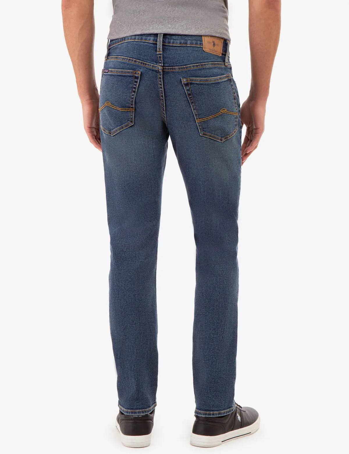 5 POCKET SLIM STRAIGHT FIT JEANS