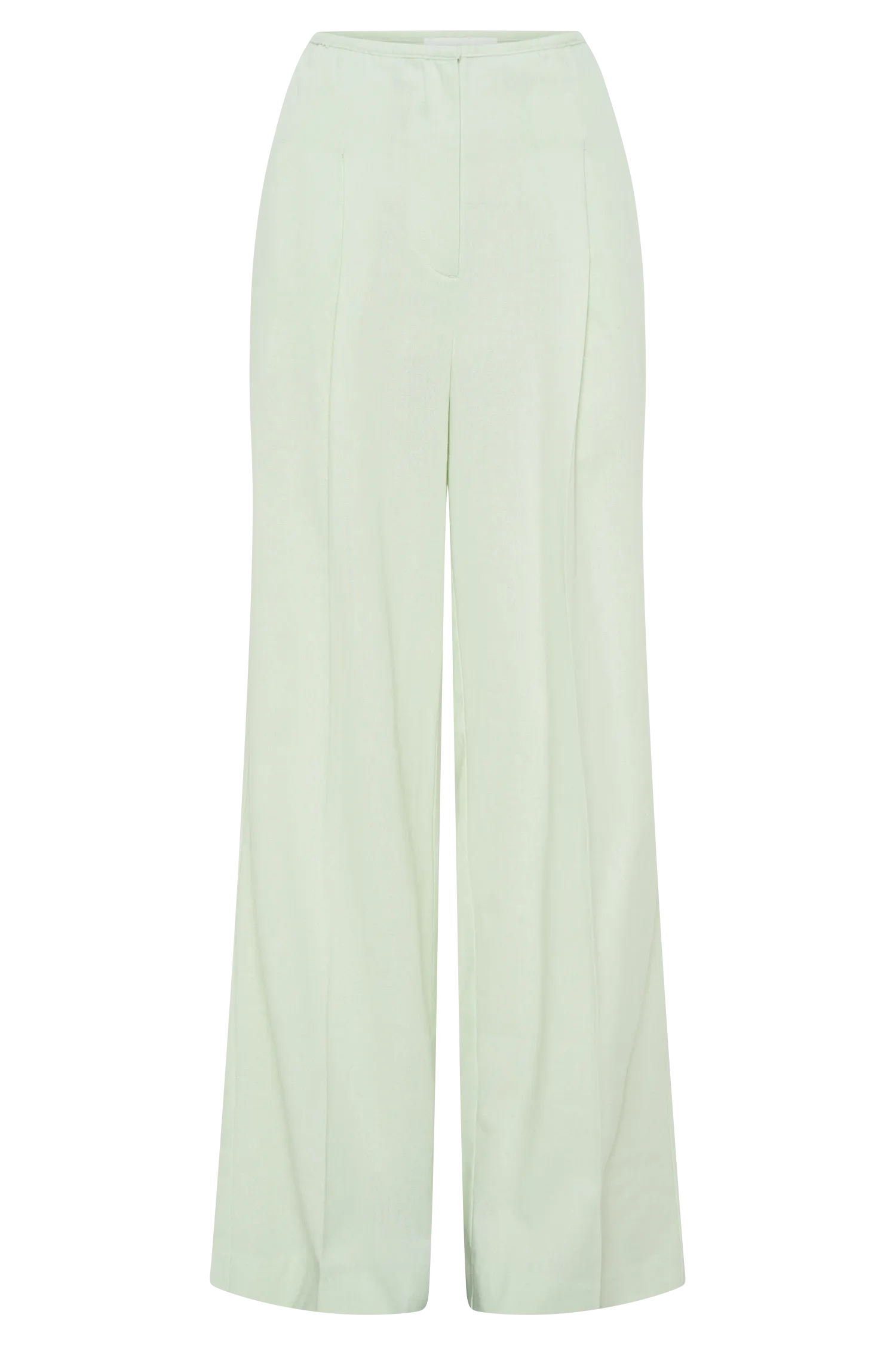 Adrina Straight Leg Linen Pant - Mint