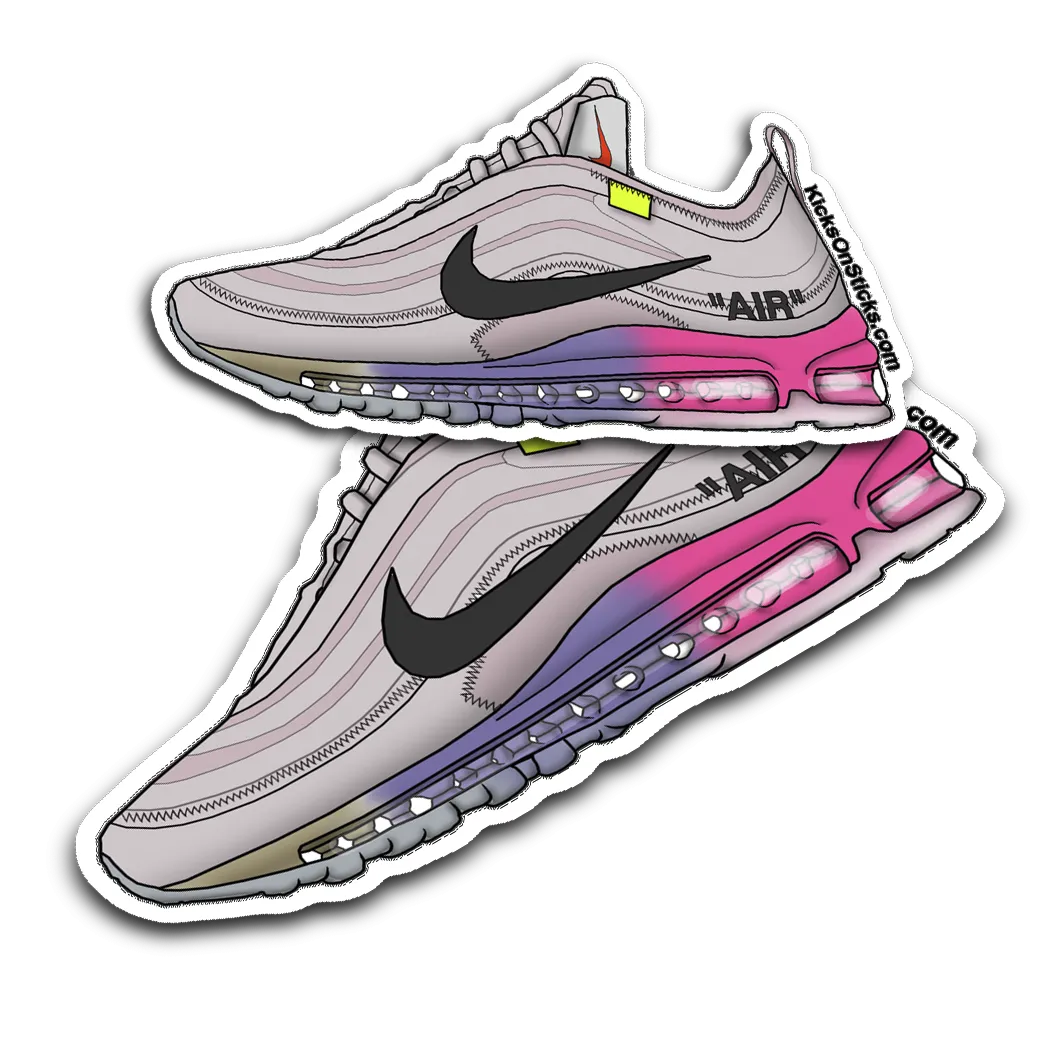 Air Max 97 Off-White "Serena" Sneaker Sticker