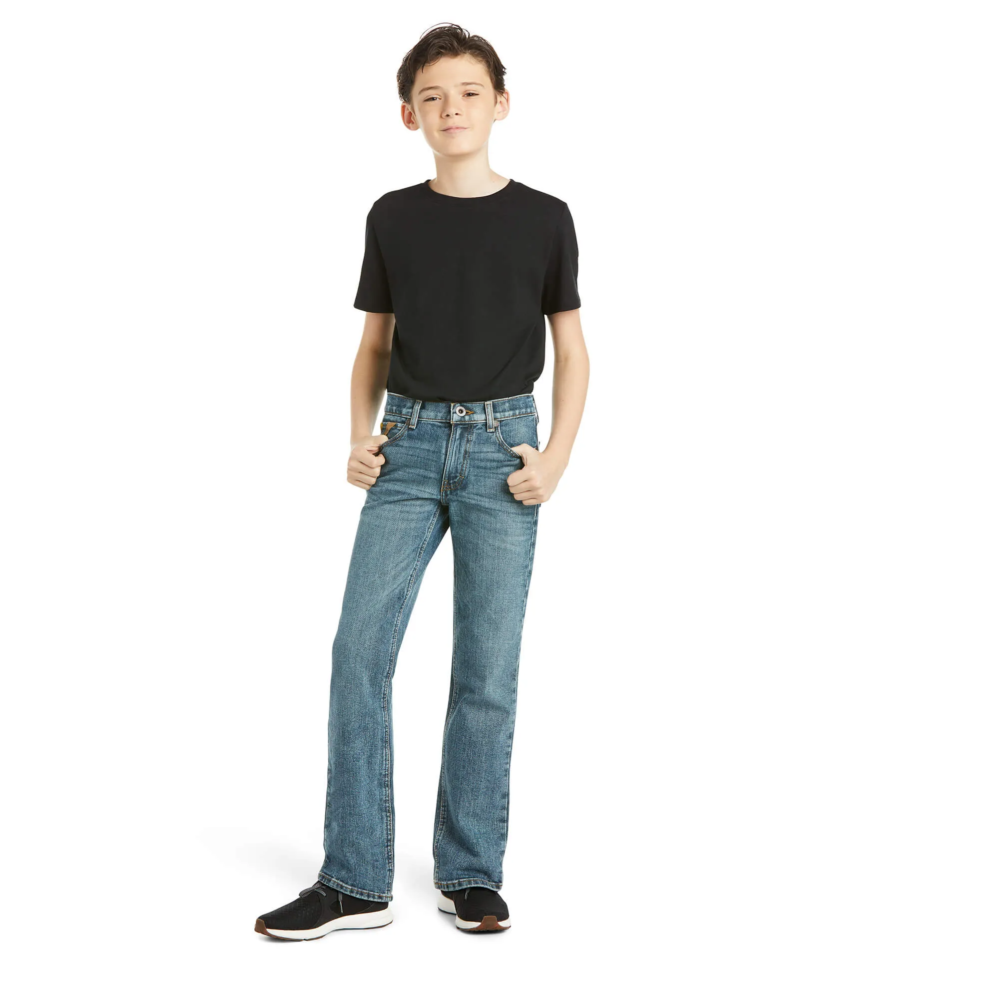 Ariat Boy's B5 Slim Stretch Legacy Stackable Straight Leg Jean