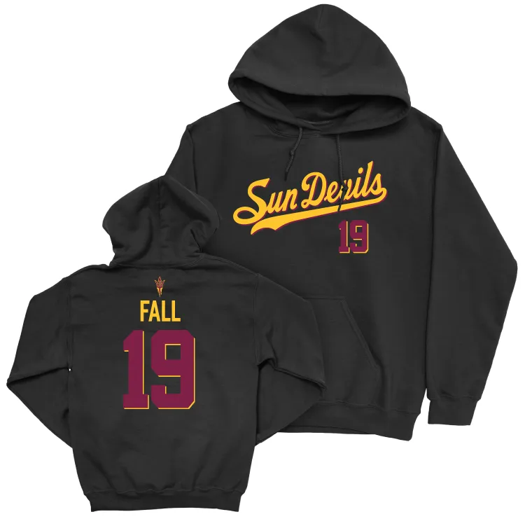 Arizona State Football Black Script Hoodie - Adama Fall