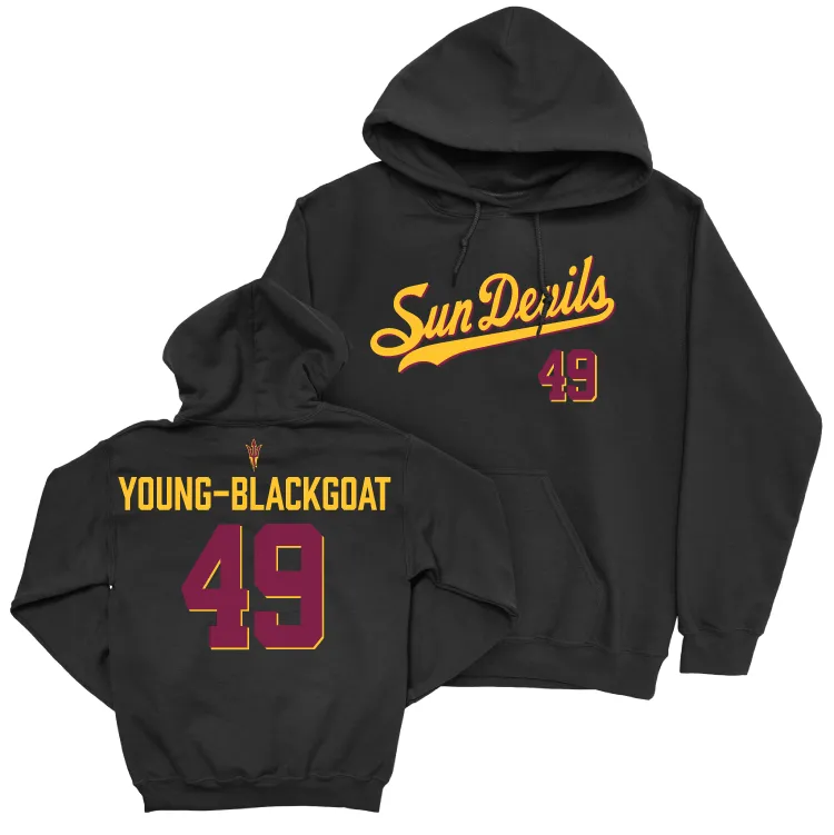 Arizona State Football Black Script Hoodie - Prayer Young-Blackgoat