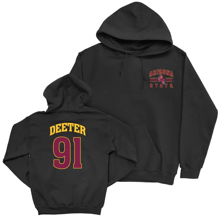 Arizona State Football Black Victory Hoodie - Jp Deeter