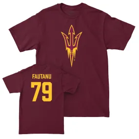 Arizona State Football Maroon Legacy Tee  - Leif Fautanu