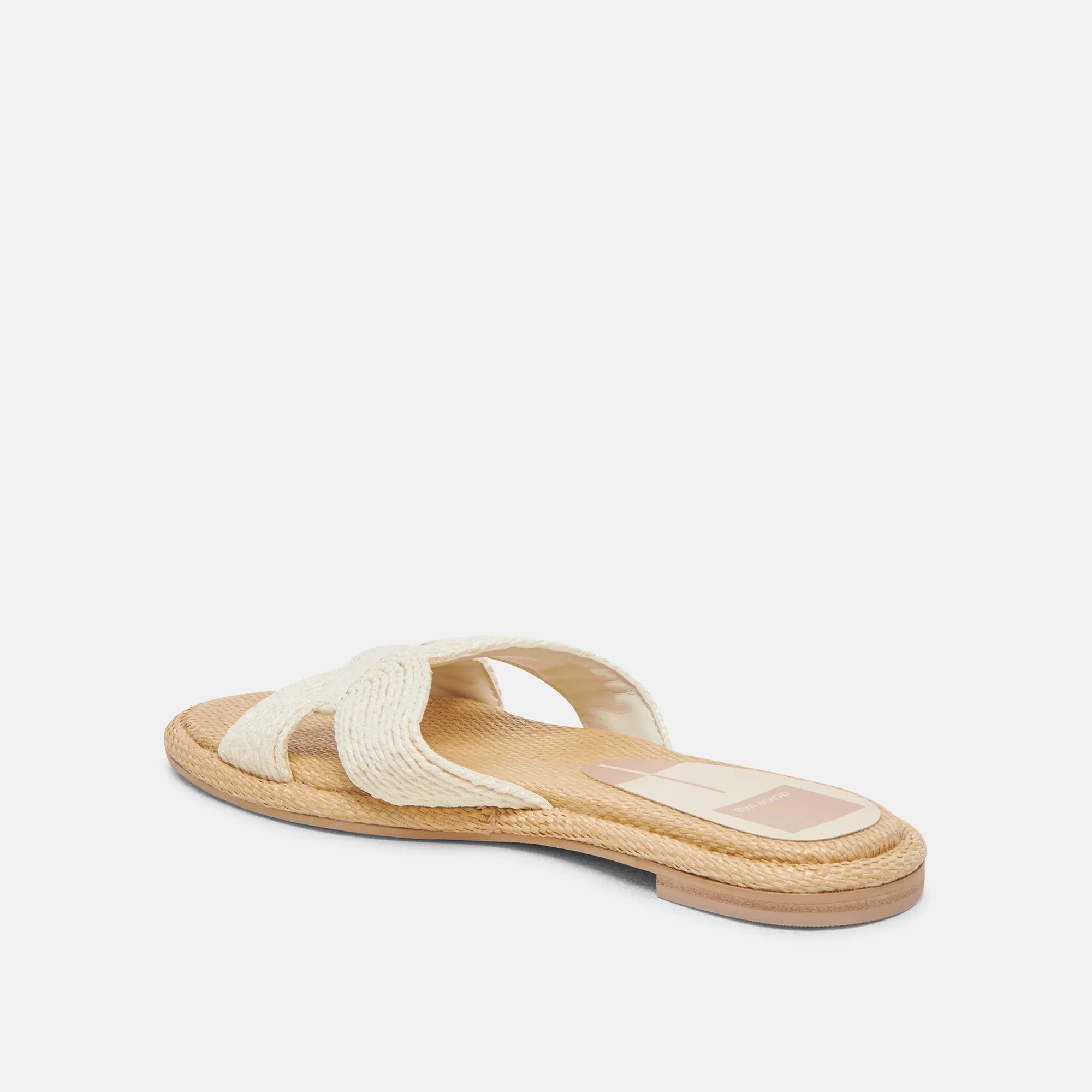 ATOMIC SANDALS WHITE RAFFIA -  re:vita