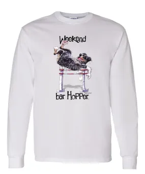 Australian Shepherd  Black Tri - Weekend Barhopper - Long Sleeve T-Shirt