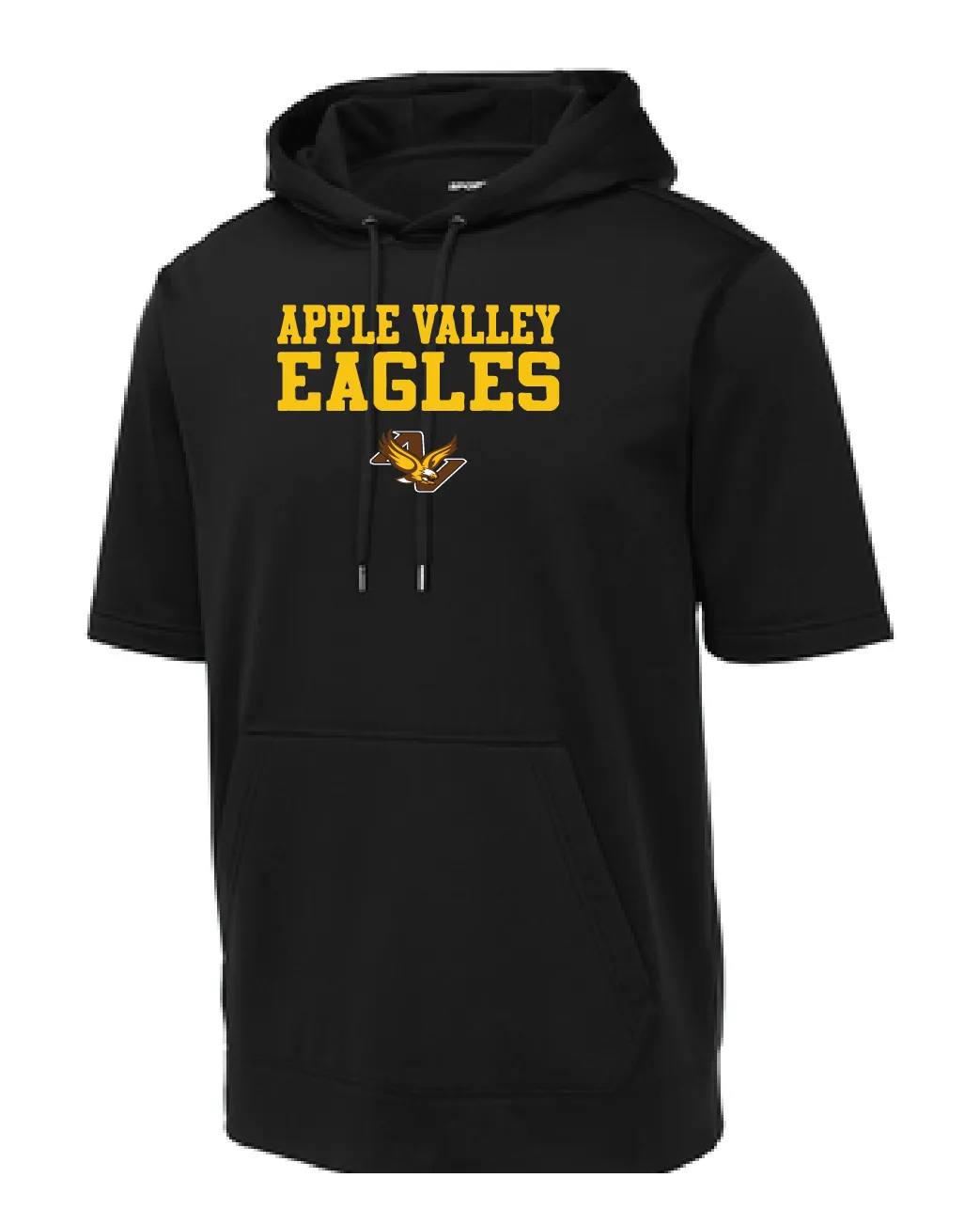 AV Eagles - Adult Short Sleeve Hooded Eagle Logo