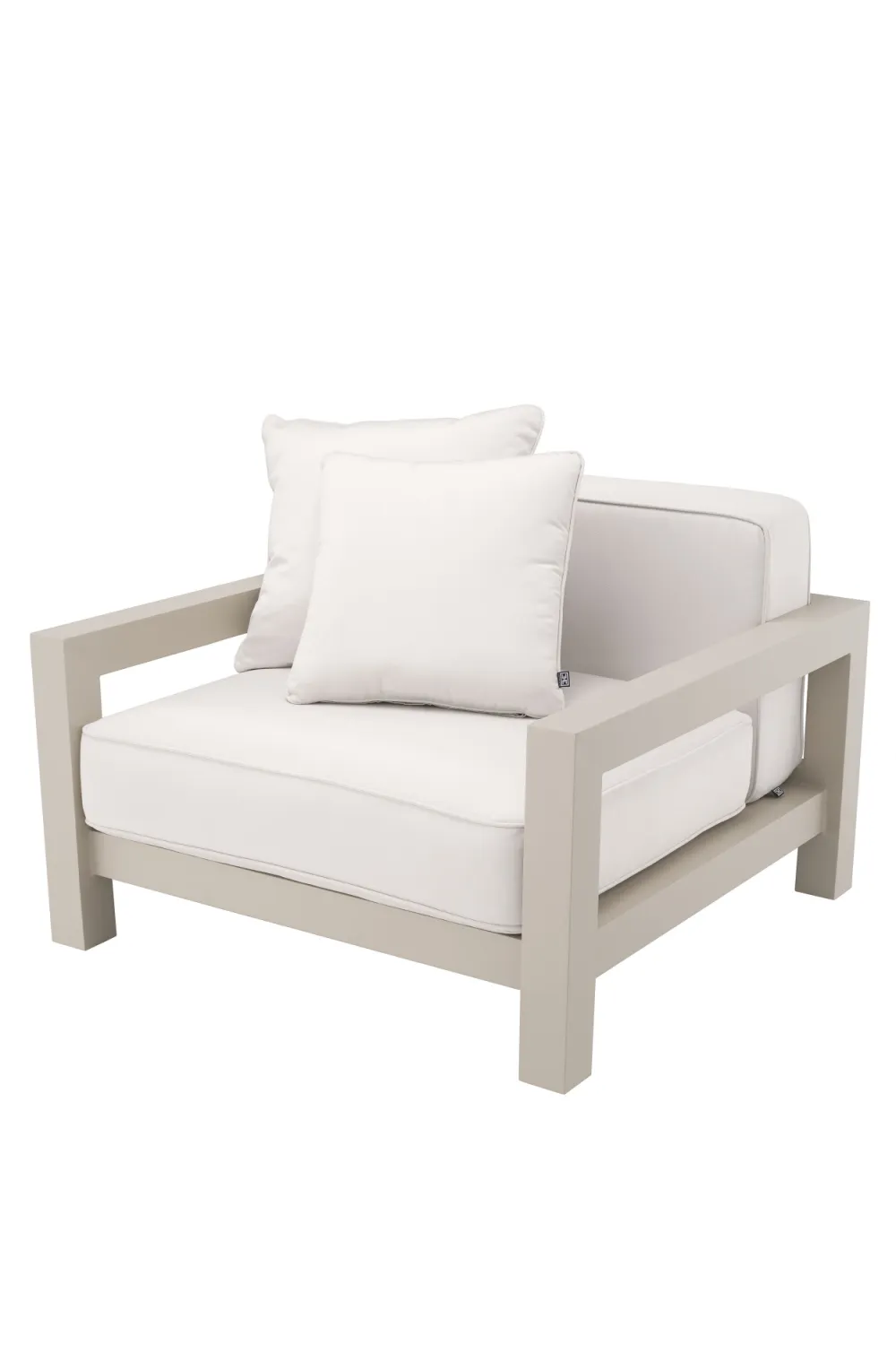 Beige Sunbrella Outdoor Lounge Chair | Eichholtz Cap-Antibes