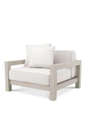 Beige Sunbrella Outdoor Lounge Chair | Eichholtz Cap-Antibes