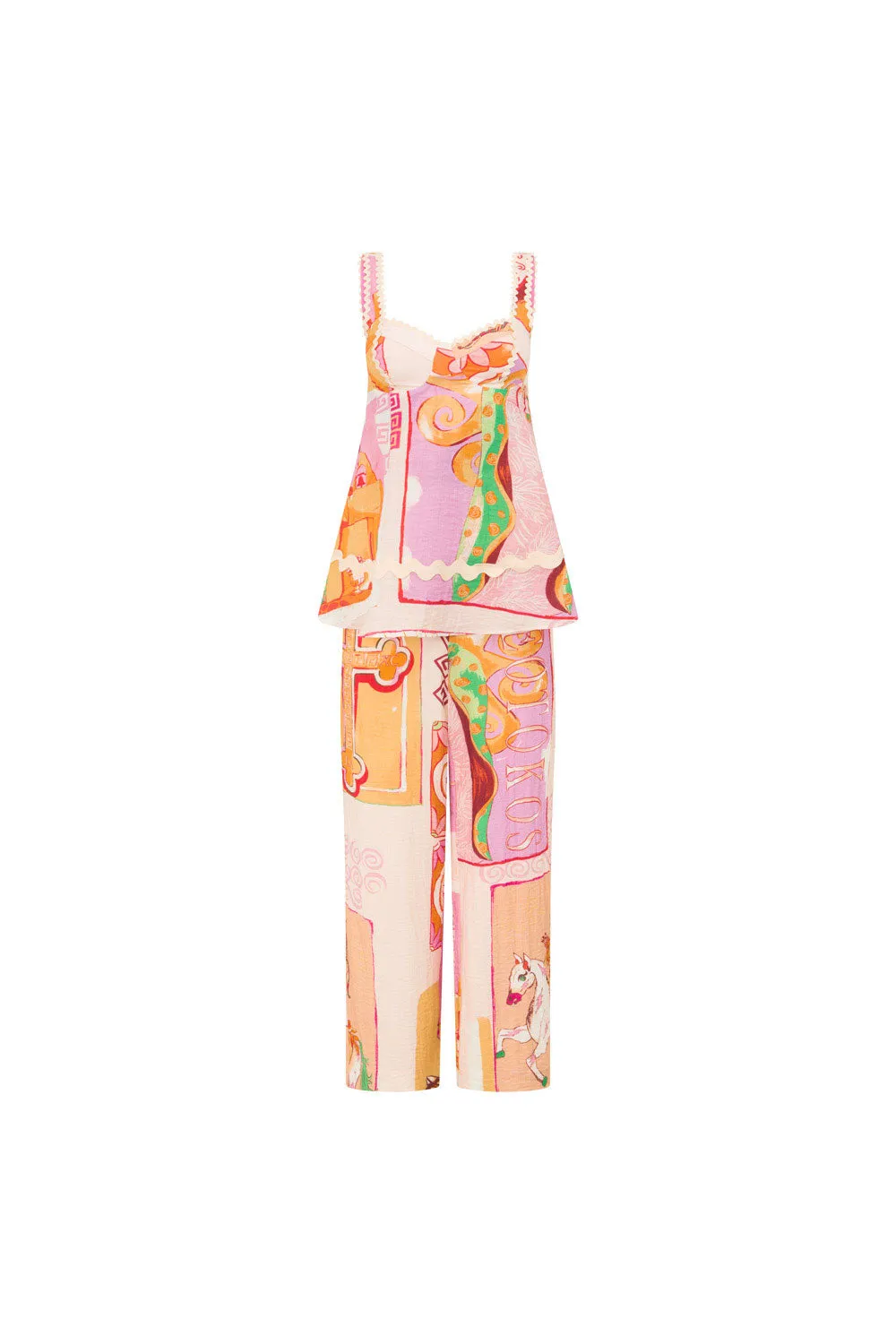 Belize Jumpsuit - Theotokos Peach