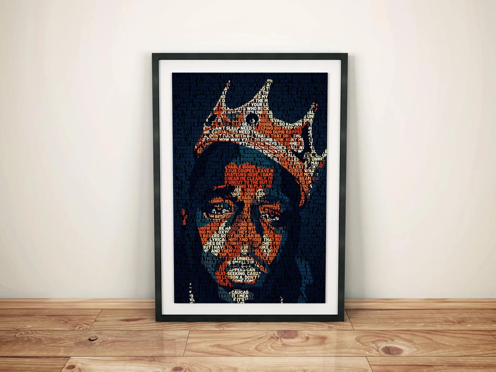 Biggie Smalls Custom Printing, Home Decor, Wall Hanging, Custom Music Canvas, Biggie Smalls Home Decor