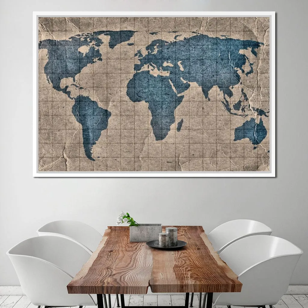 Blue Lands World Map