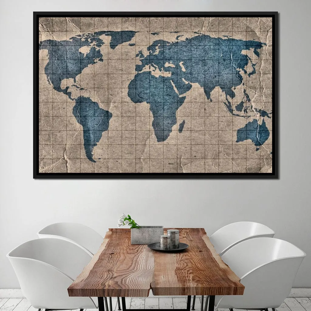 Blue Lands World Map