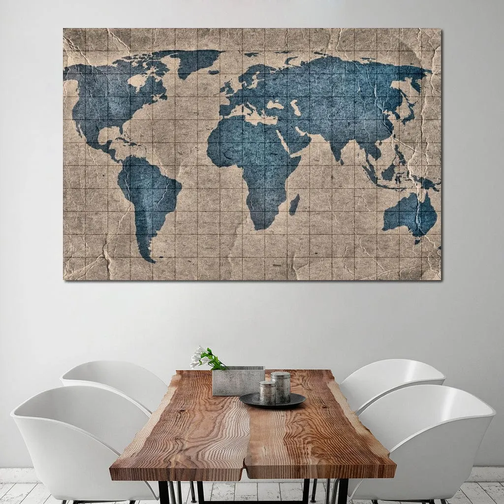 Blue Lands World Map