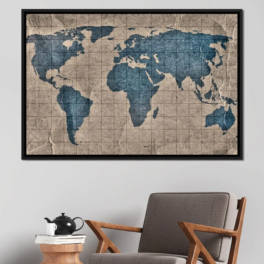 Blue Lands World Map