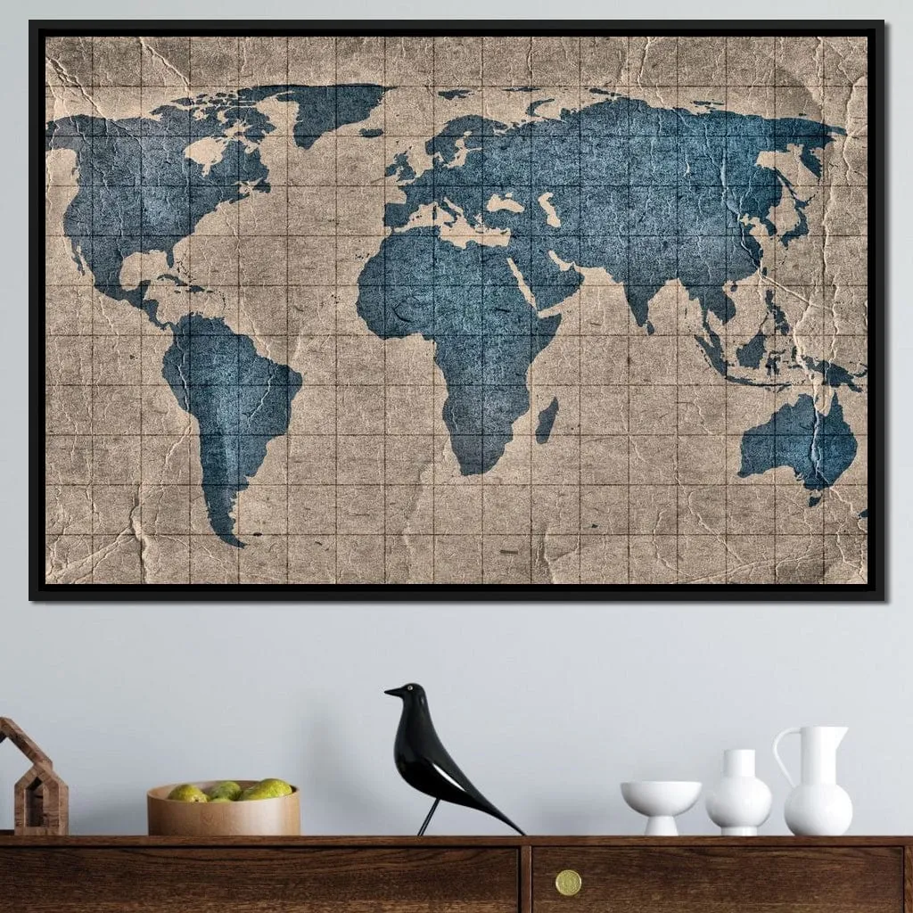 Blue Lands World Map