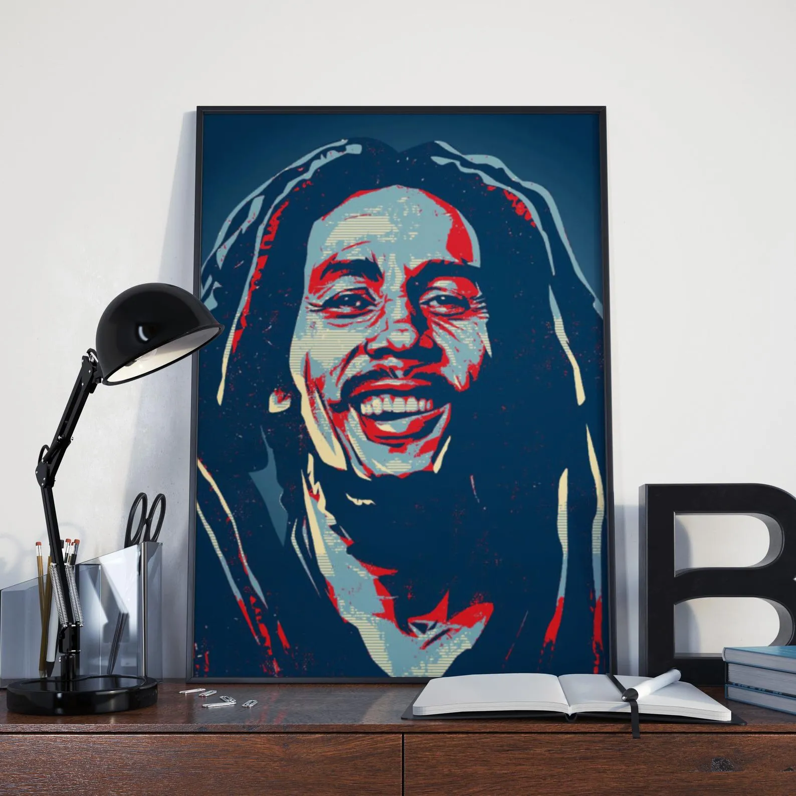 Bob Marley Custom Printing, Home Decor, Wall Hanging, Custom Canvas, Bob Marley Art, Singer Print, Jamaican Musician