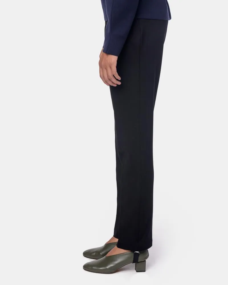 Bond Straight Stirrup Pant in Black