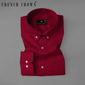 Bordeaux Red Super Soft Premium Cotton Shirt