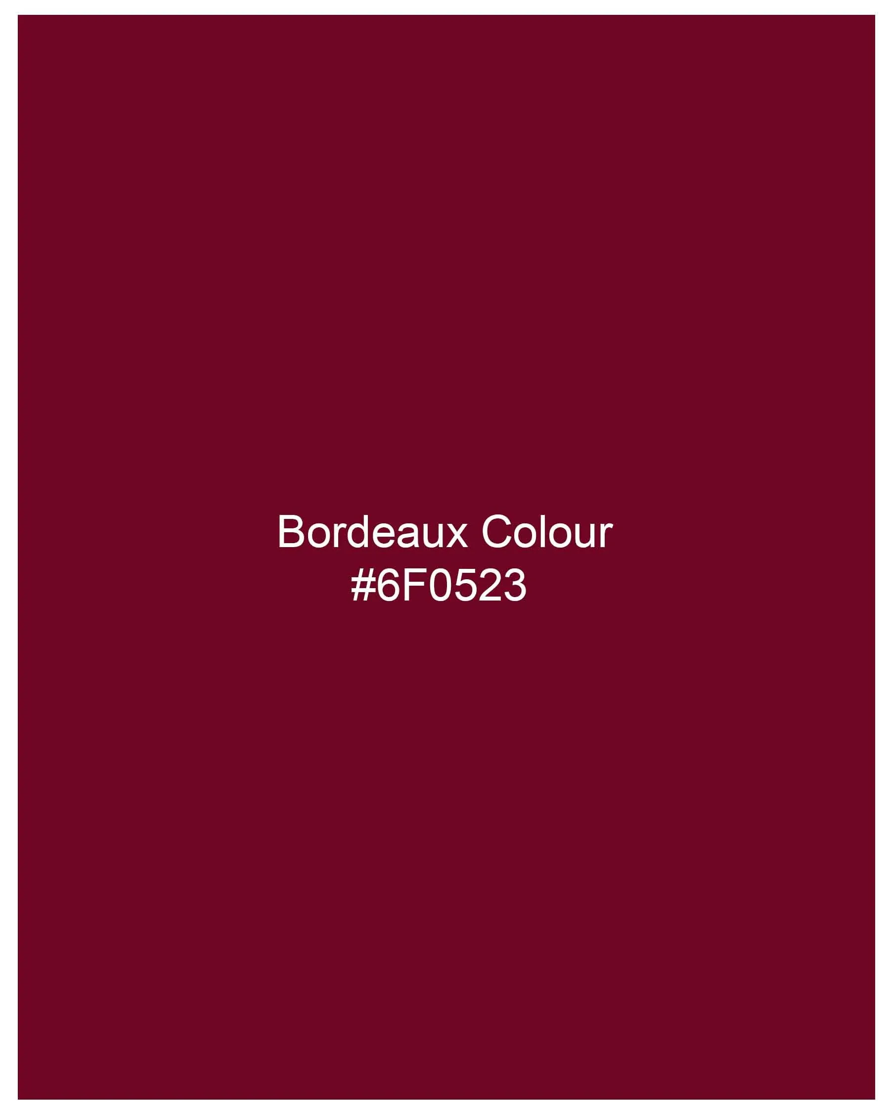 Bordeaux Red Super Soft Premium Cotton Shirt