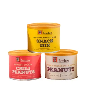 Bourbon Smoked Snack Trio