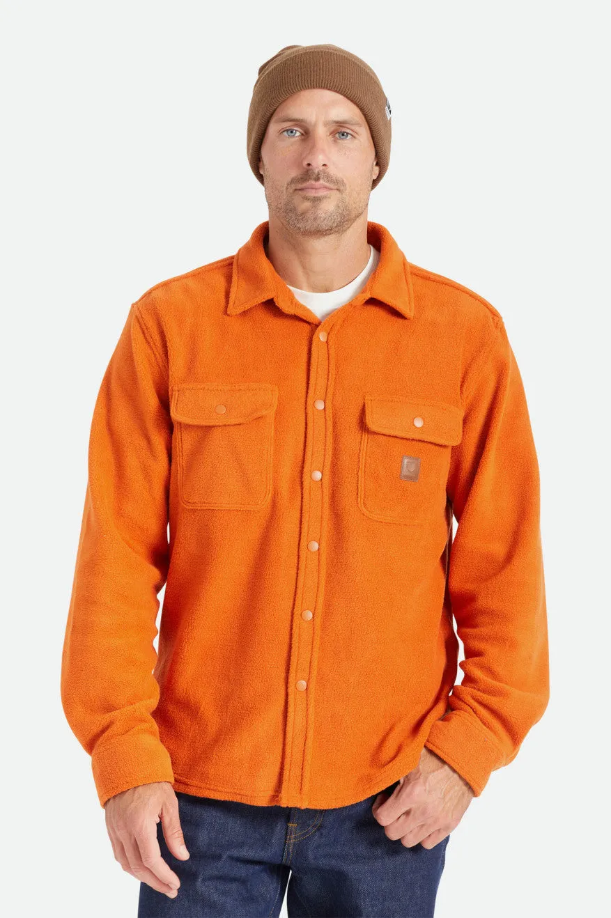 Bowery L/S Arctic Stretch Fleece - Burnt Orange