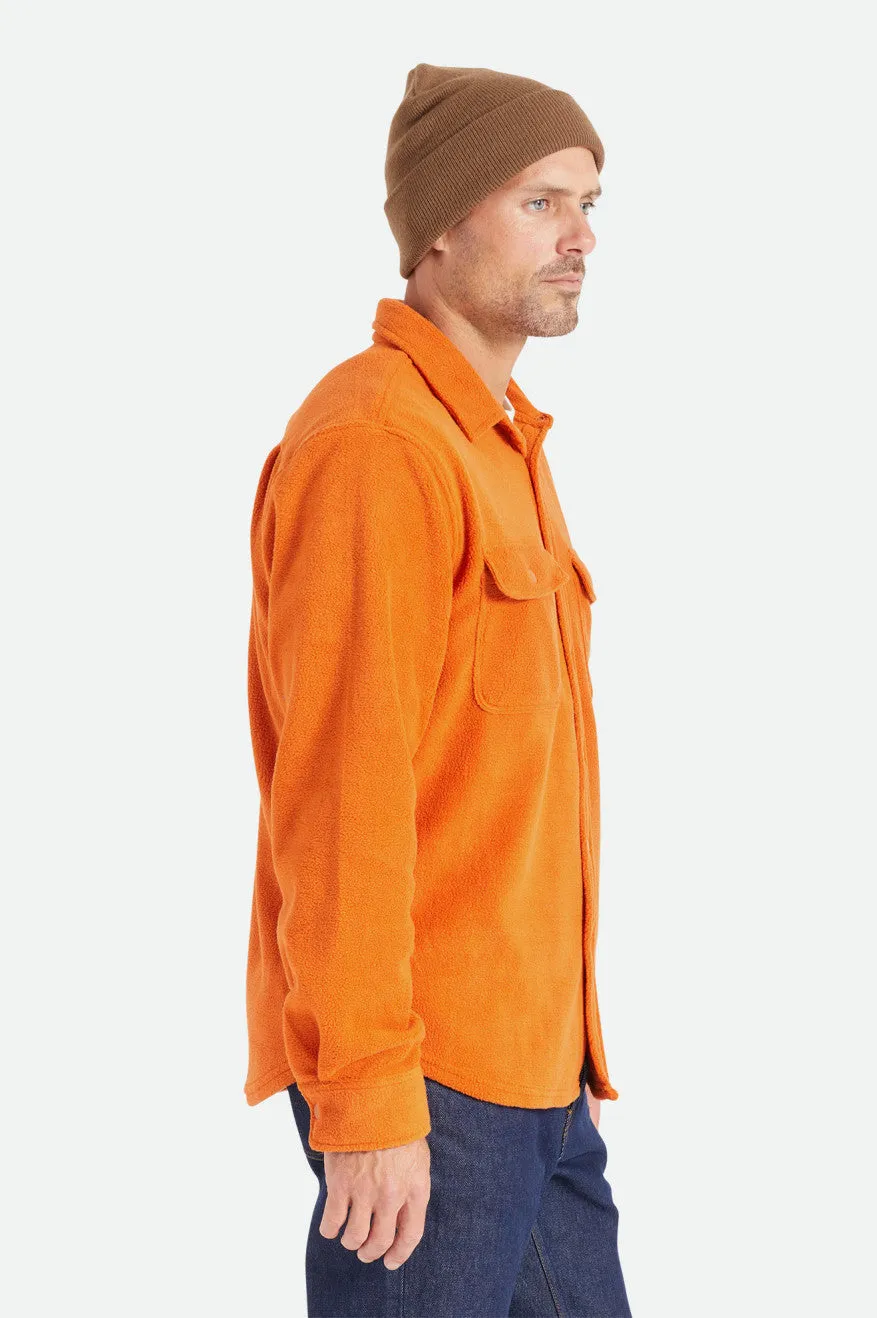 Bowery L/S Arctic Stretch Fleece - Burnt Orange