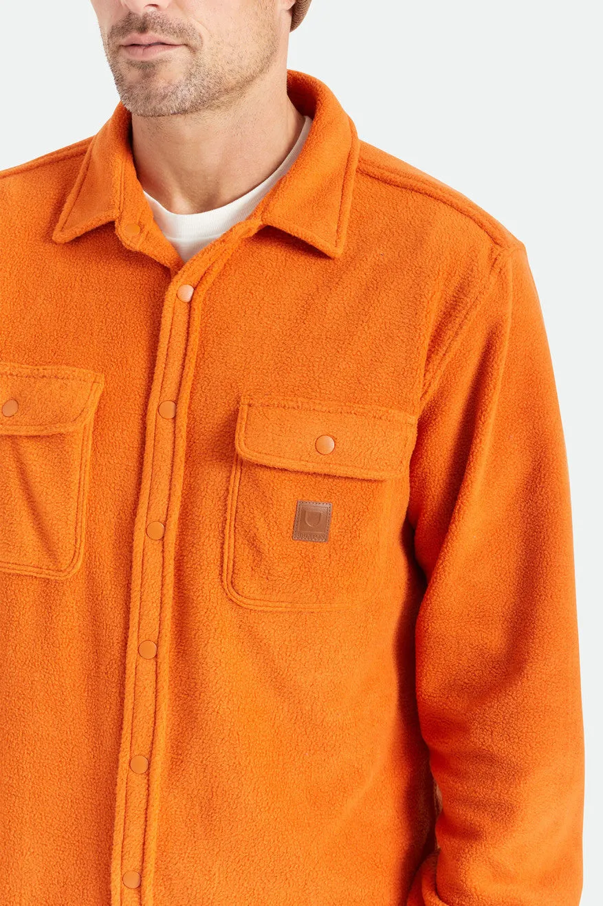 Bowery L/S Arctic Stretch Fleece - Burnt Orange