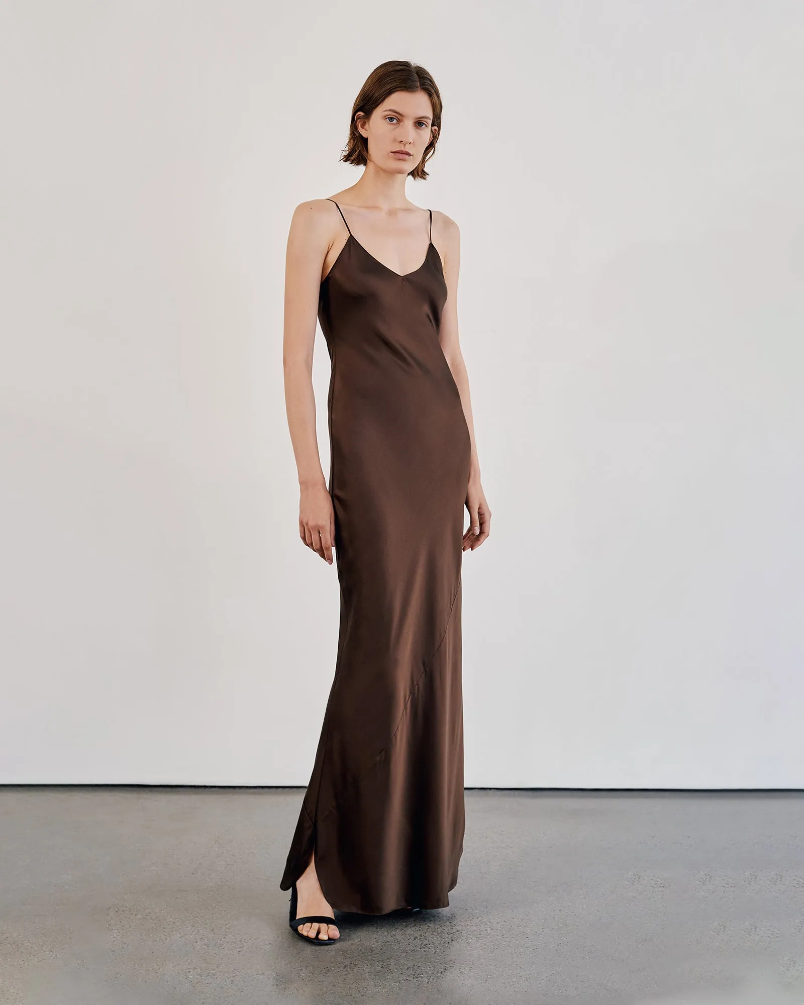 CAMI SILK GOWN