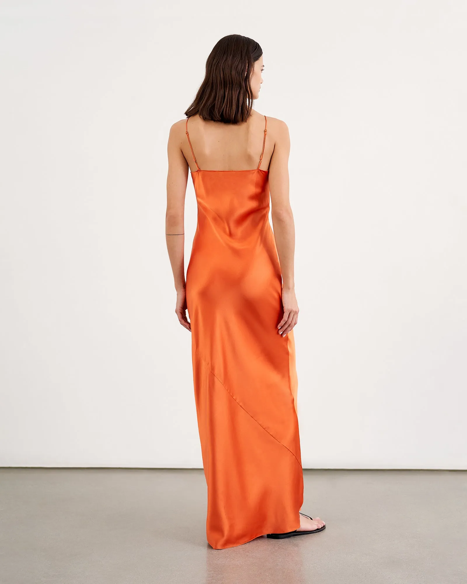 CAMI SILK GOWN