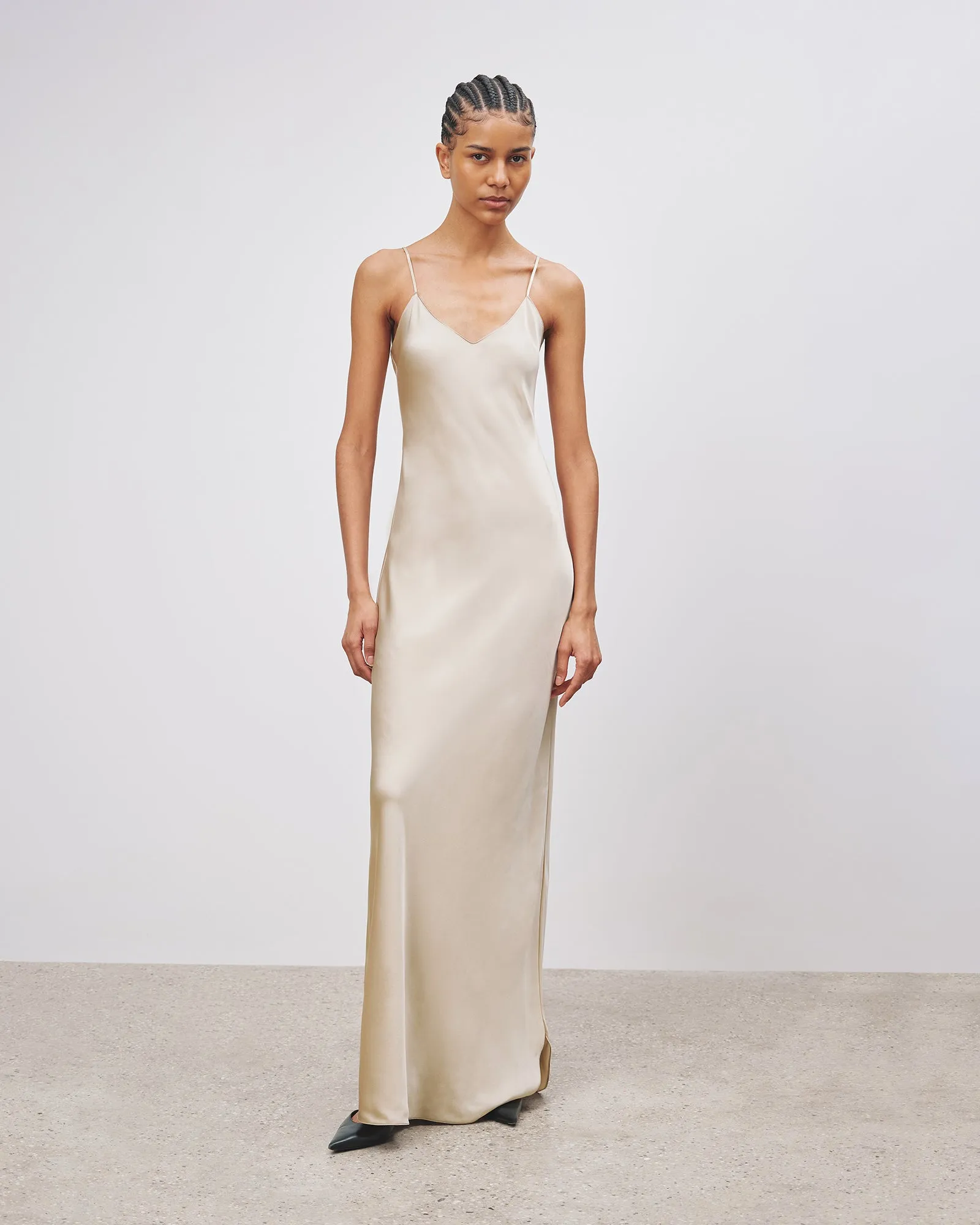 CAMI SILK GOWN