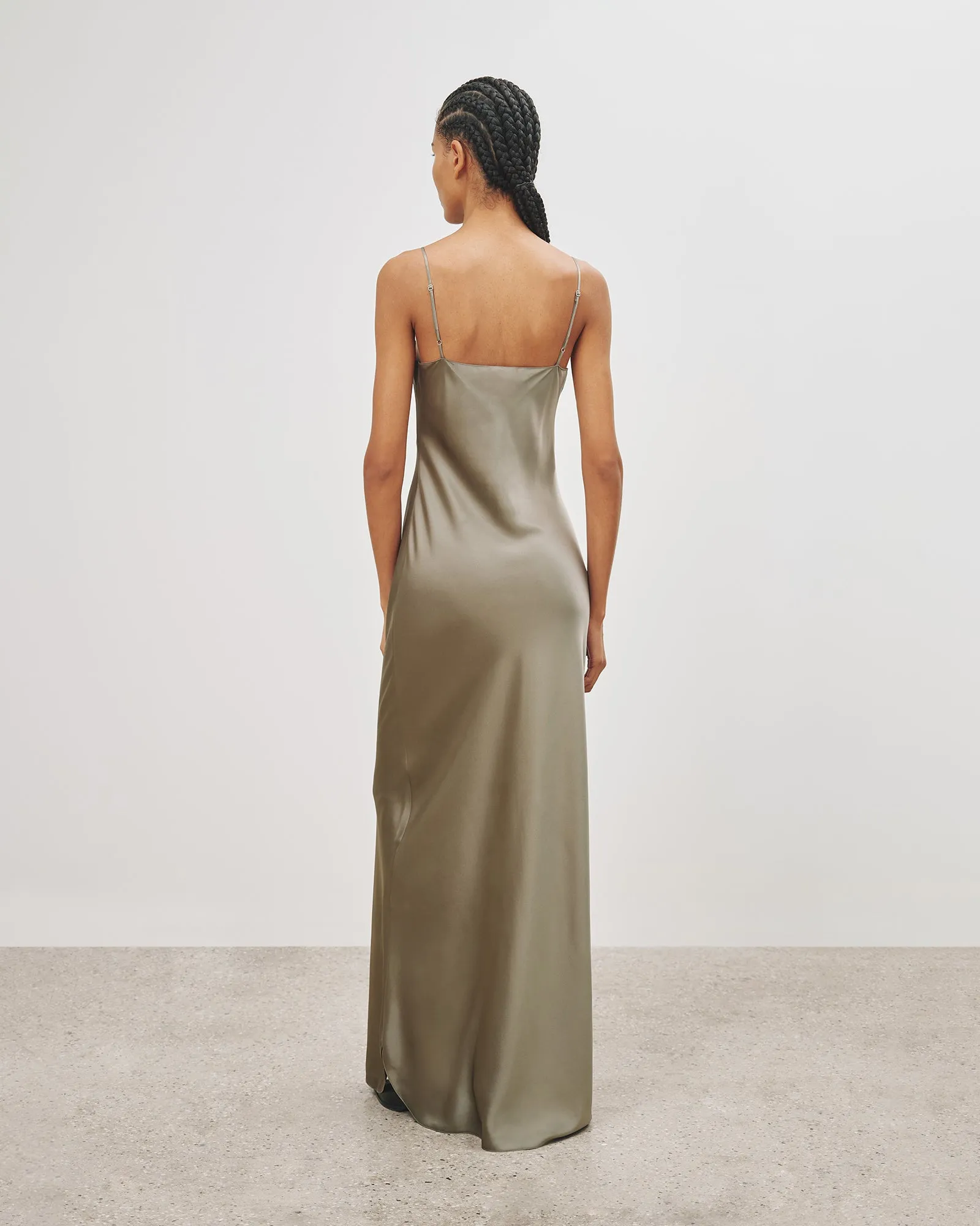 CAMI SILK GOWN