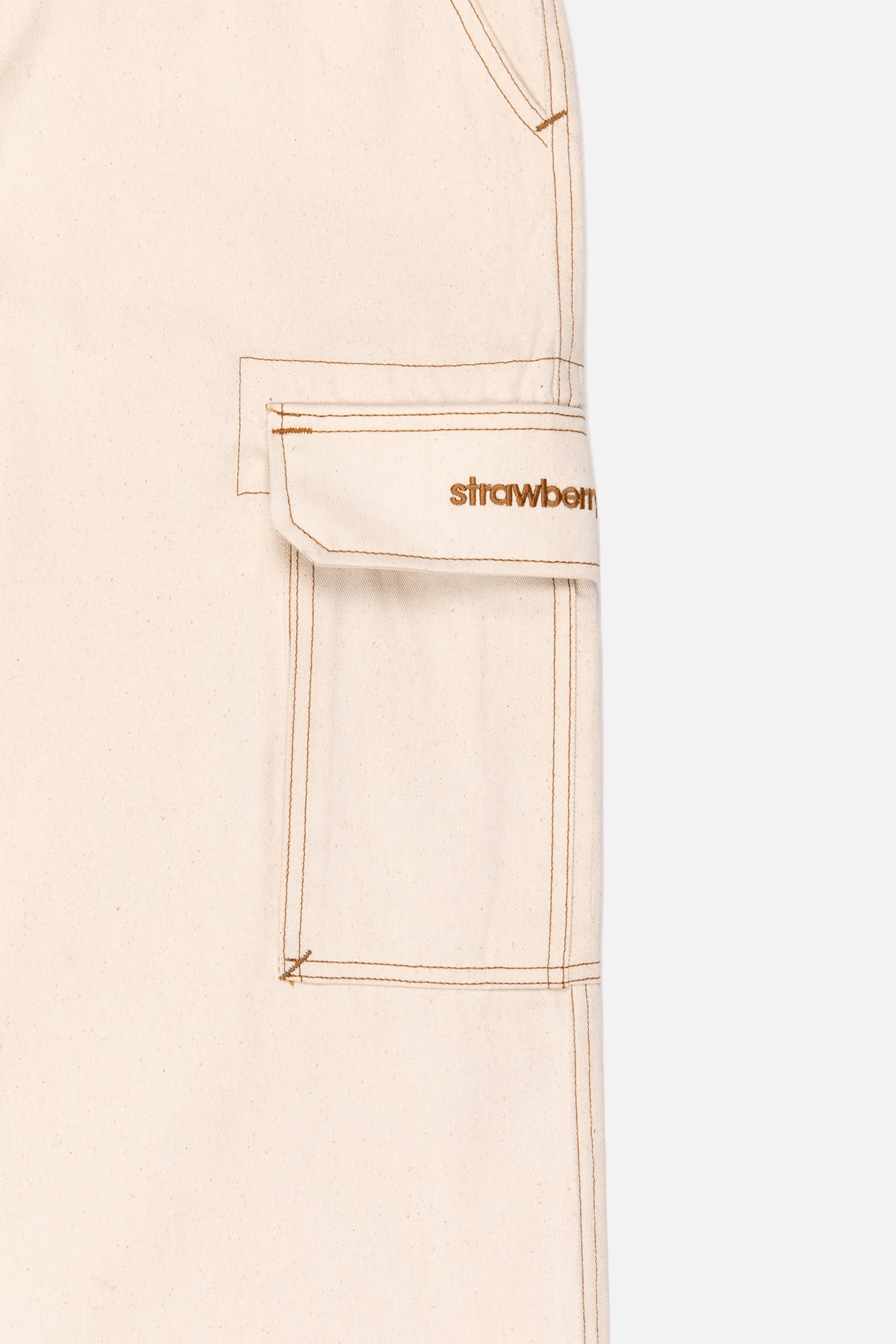 Canvas Cargo Pant - Natural