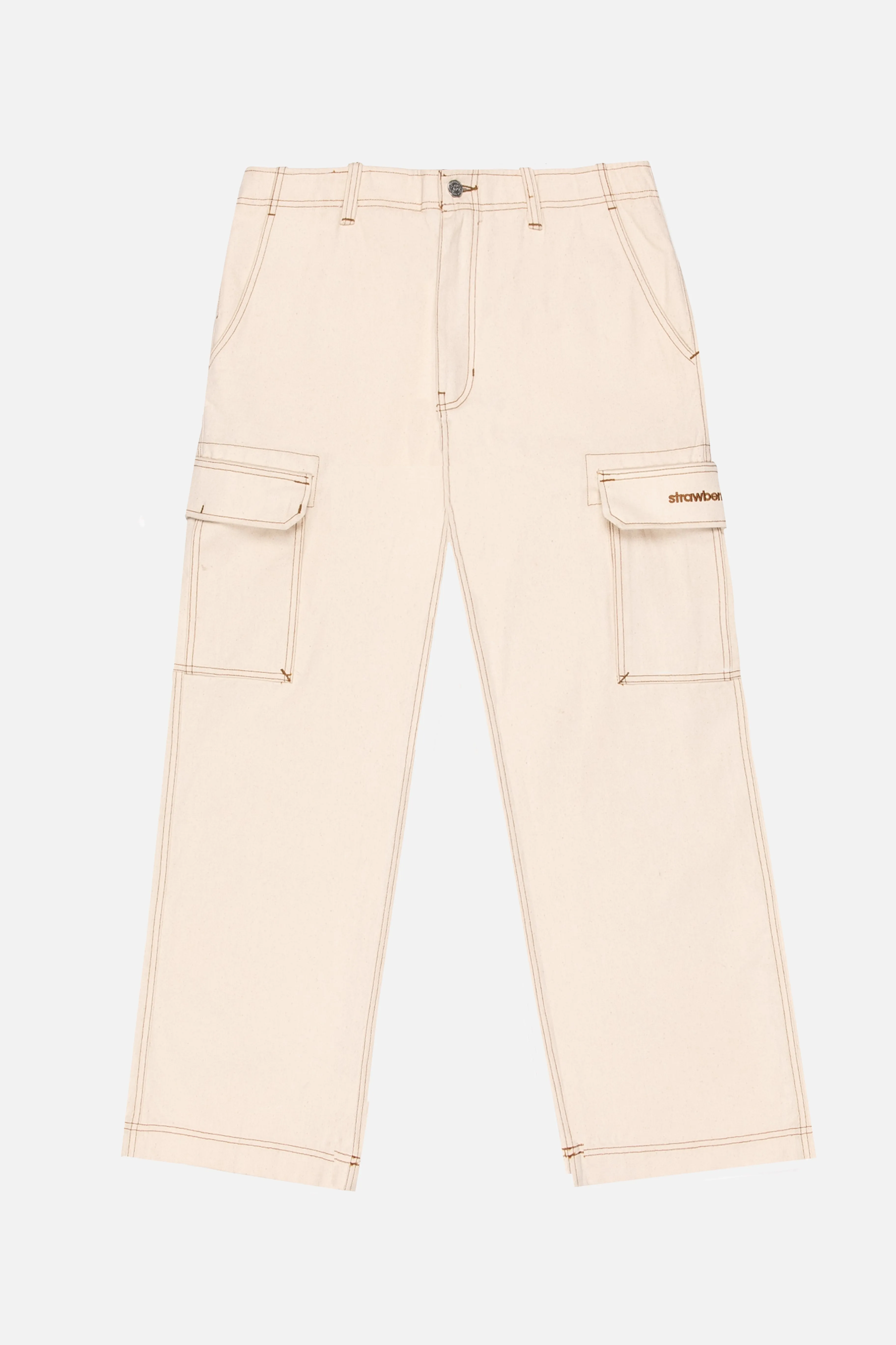 Canvas Cargo Pant - Natural