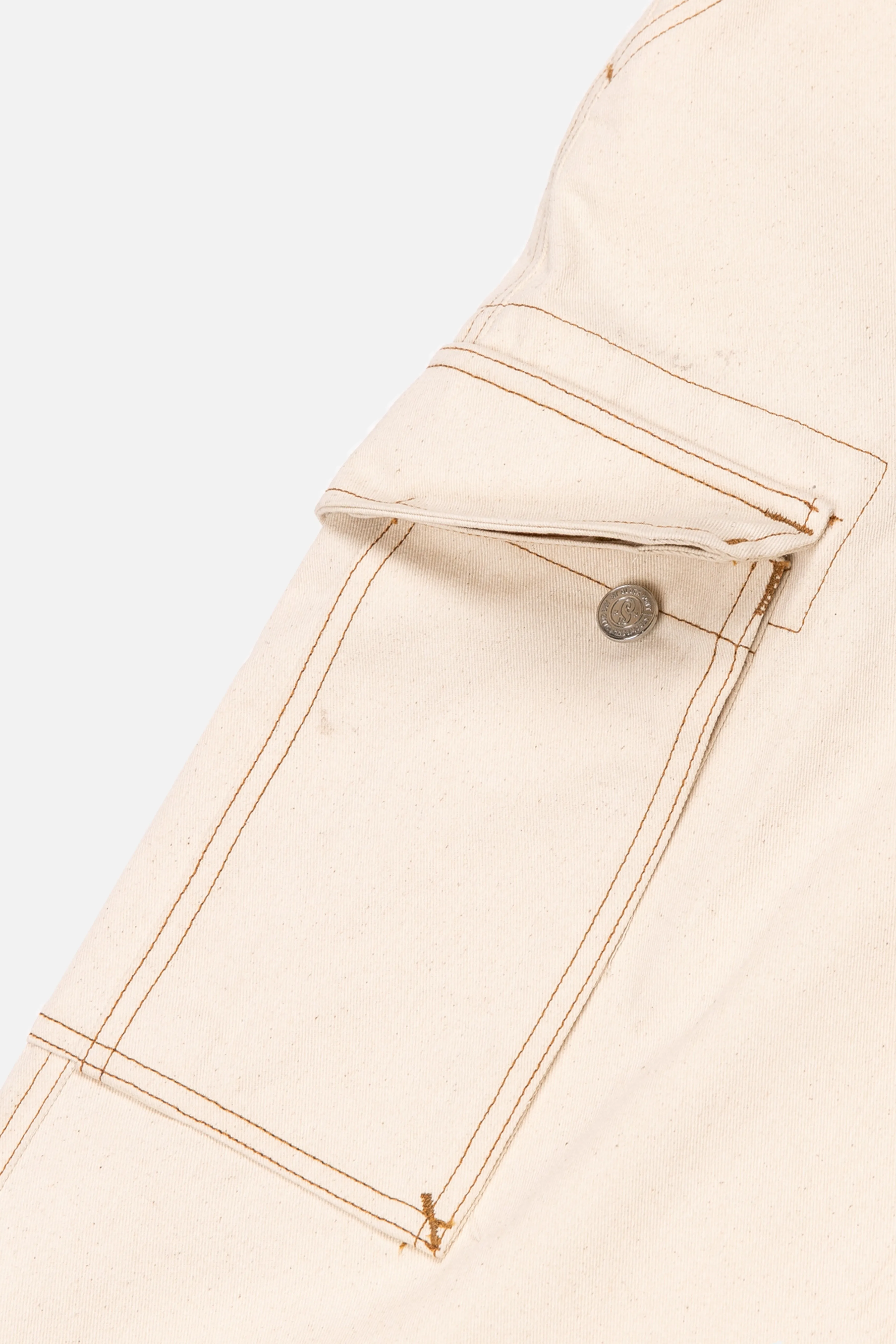 Canvas Cargo Pant - Natural