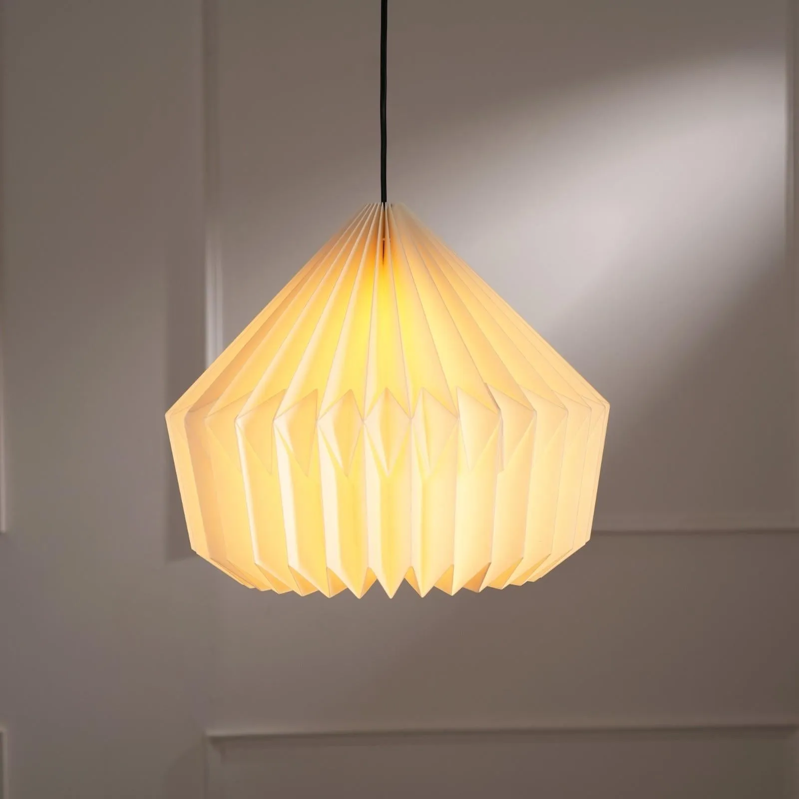 Canvas Origami Pendant Lamp