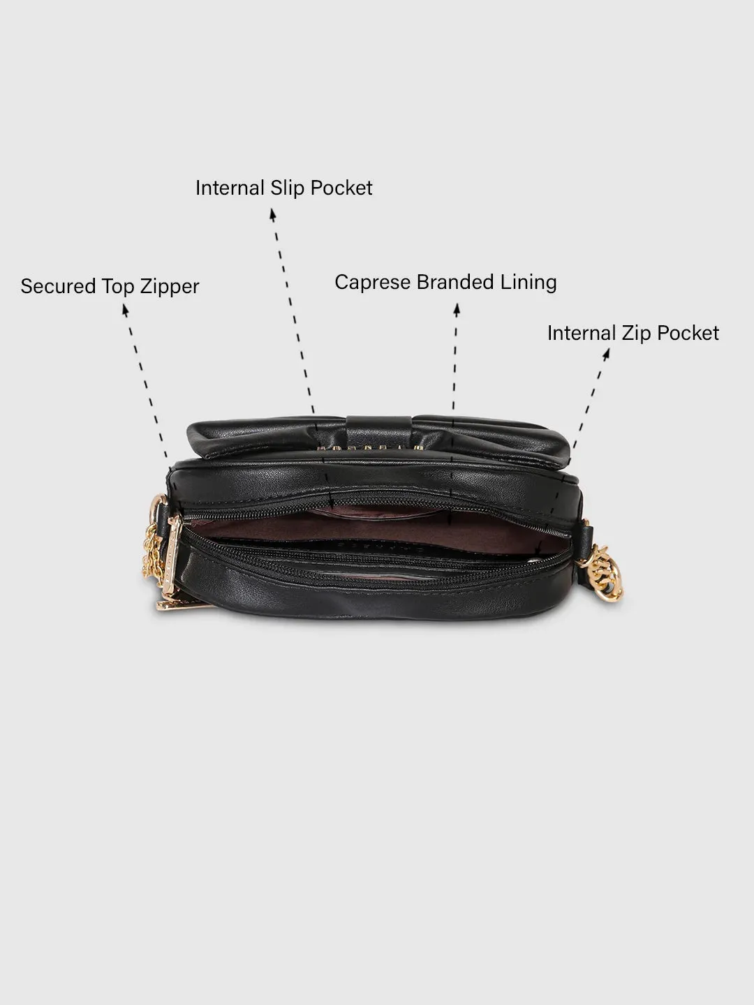 Caprese Cooper Sling Small Black