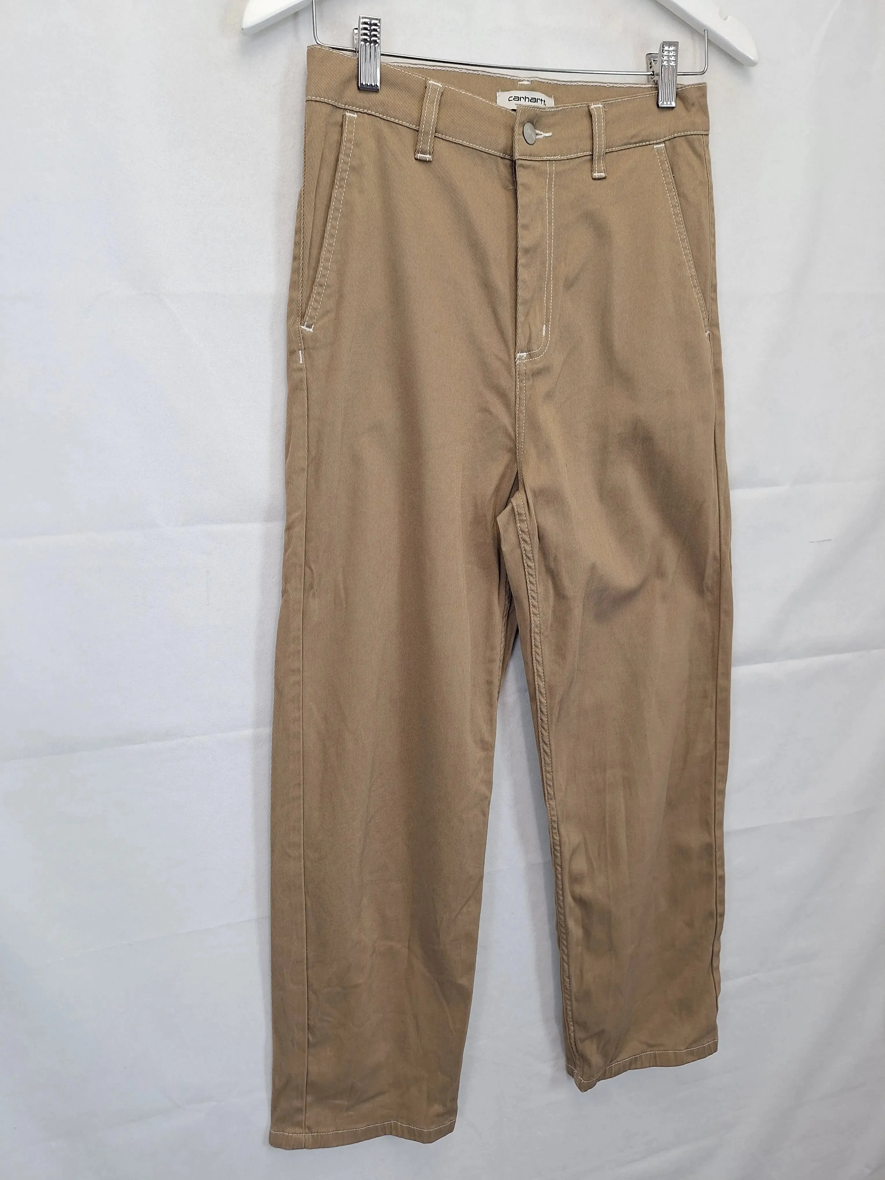 Carhartt Camel Armanda Relaxed Straight Pants Size 8