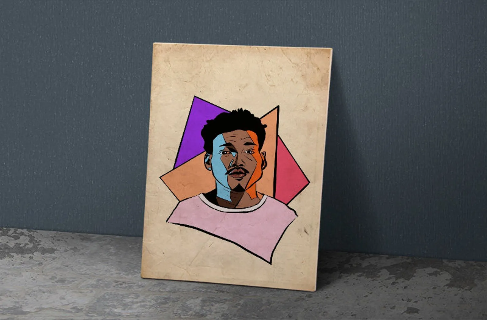 Chance The Rapper Poster, Custom Music Print, Music Poster, Custom Canvas, Home Decor, Wall Hangings, Chance Art