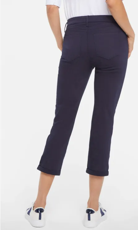 Chloe Capri with Double roll cuff