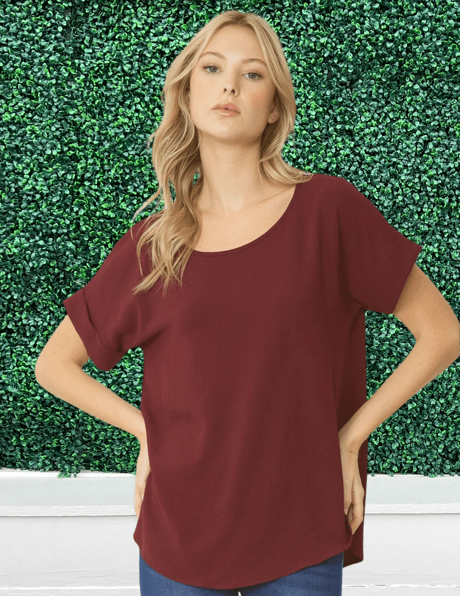 Classic Cuff Sleeve Top