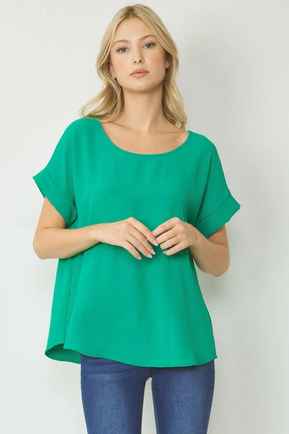 Classic Cuff Sleeve Top