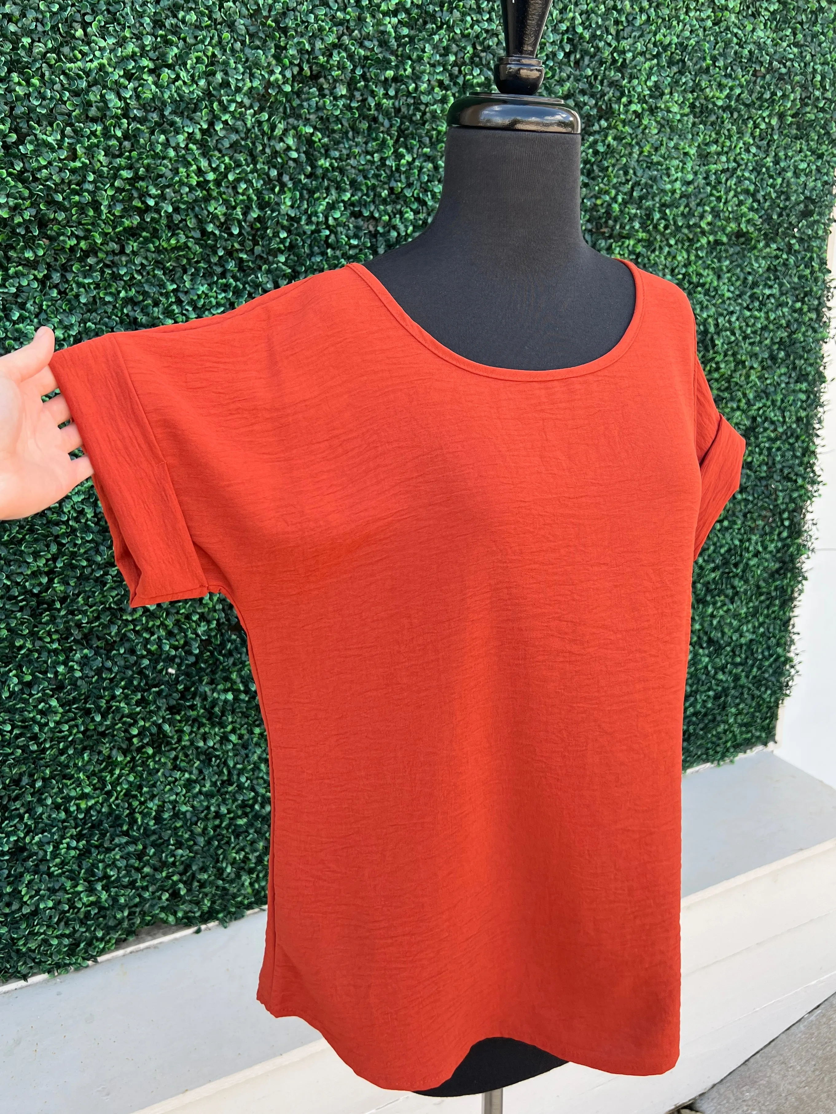 Classic Cuff Sleeve Top